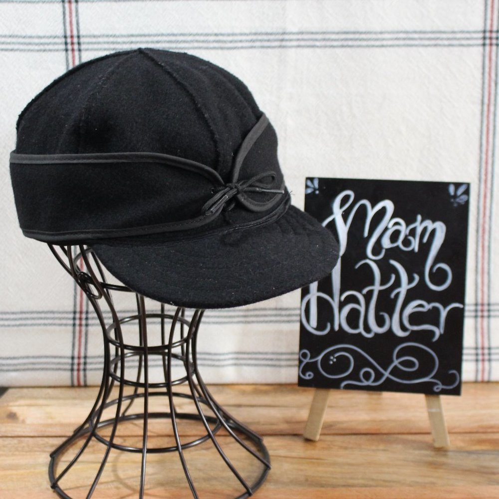 Stormy Kromer Black Wool M/L